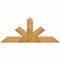 Ekena Millwork Saratoga Rough Sawn Timber Gable Bracket, Western Red Cedar, 60"W x 25"H x 2"D x 6"F, 10/12 Pitch GBW060X25X0206SAR00RWR - alternate 1